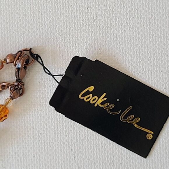 Cookie Lee Bead & Genuine Shell Convert. Necklace - Picture 7 of 9